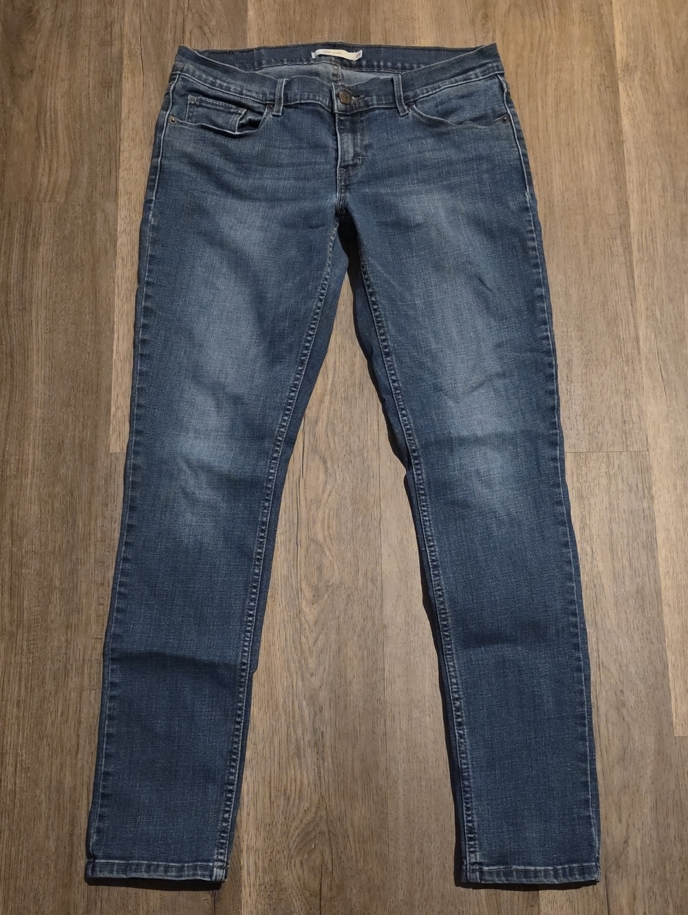 Levi's 524 Women's Medium Blue Skinny Jeans 29
